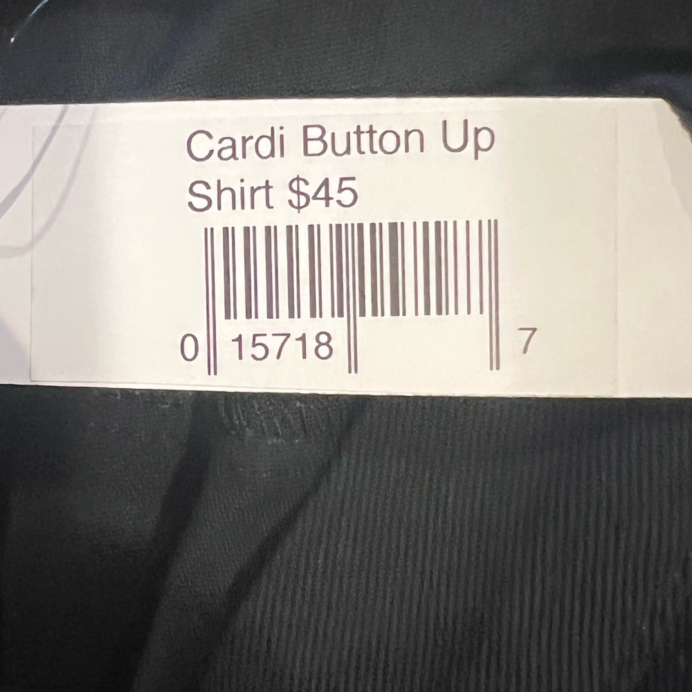 Women Cardi Button Up Short Sleeve Shirt - Picture 3 of 3